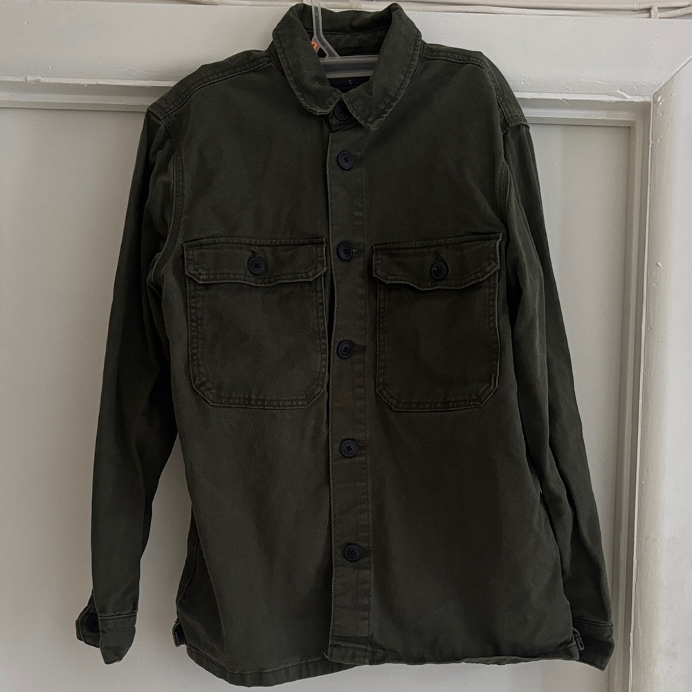 ❤️Primark Green Military Shirt 100% Cotton Pockets